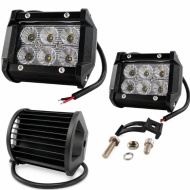 PROIECTOR AUTO OFF ROAD CU SUPORT 18W 12V