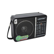 RADIO PORTABIL LEOTEC LT 606B BATERII R20 DC 3V FM/MW/SW1-2 4 BENZI