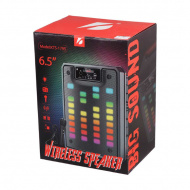BOXA PORTABILA KTS 1795 BLUETHOOT FM MICROFON MICROSD JOC LUMINI - Img 3