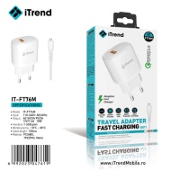 INCARCATOR TELEFON ITREND FT 76M QC 3.0 +CABLU MICROUSB 1M