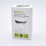 LANTERNA FRONTALA CU SENZOR DE MISCARE ,Led COB+Led XPE BL G28 ACUMULATOR - Img 2