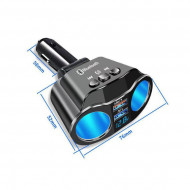 MODULATOR FM CU TRIPLU BRICHETA A9 BLUETHOOT USB QC 3.0 FAST CHARGE 4.8 A - Img 2