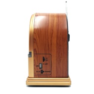 RADIO PORTABIL RETRO RO - 7061BT, ACUMULATOR,USB, BLUETOOTH, AUX, USB - Img 4