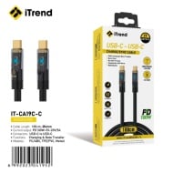 CABLU DATE ITREND CA 19C-C TIP C - TIP C PD 100W 1M CABLU GROS