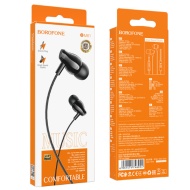 CASTI TELEFON CU FIR SI MICROFON BOROFONE BM61 NEGRE