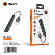 HUB USB 4 PORTURI ITREND HB 221 USB 3.0 USB 2.0