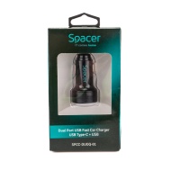 INCARCATOR AUTO SPACER Quick Charge 17W 3.1A max DUOQ 01 LED - Img 3