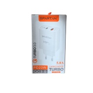 INCARCATOR PRIZA SPARTAN CW XG29 20W QC3.0 PD USB + TIP C