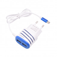INCARCATOR TELEFON ELWORLD JXL 222 CABLU TIP C 3.1 A + 2 USB - Img 2