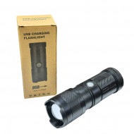 LANTERNA DE MANA S86 COB ZOOM STROBOSCOP ROSU+ALBASTRU TIP C