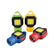 LANTERNA TIP BRELOC ACUMULATOR DF 668 LED COB + LUMINA ROSIE TIP C - Img 3