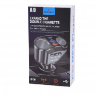 MODULATOR FM CU TRIPLU BRICHETA A9 BLUETHOOT USB QC 3.0 FAST CHARGE 4.8 A - Img 3