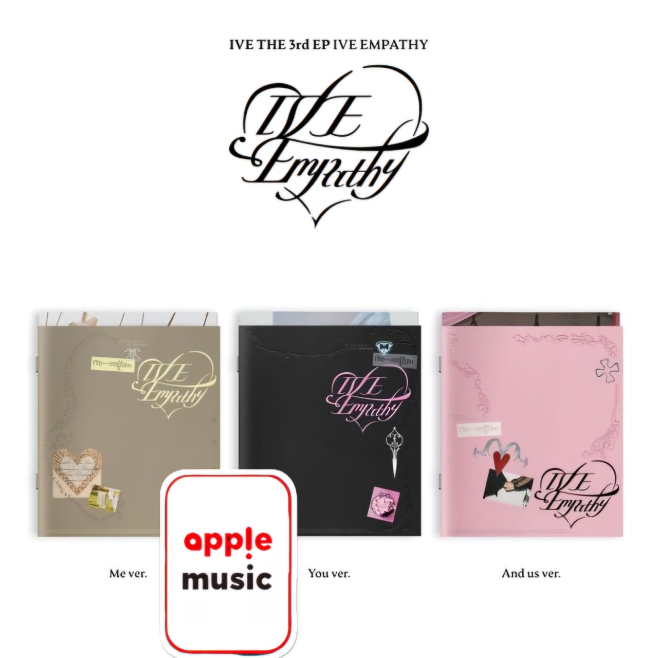 FREE POB) IVE - IVE Empathy (FREE Apple Music Photocard)