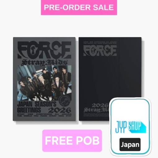 (Japan 🇯🇵) (FREE POB) (25/12) Stray Kids - Season’s Greetings 2026 (Force) FREE JYP Japan Photocard