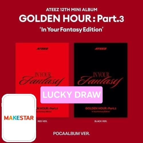 (LD) ATEEZ - Golden Hour: Part.3 (In Your Fantasy Edition) Makestar Lucky Draw (Random Cover)