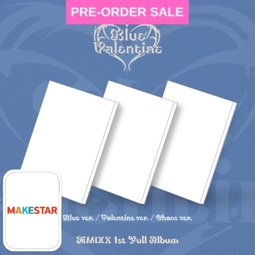 (POB) (13/10) NMIXX - Blue Valentine (Makestar Photocard) Random Cover