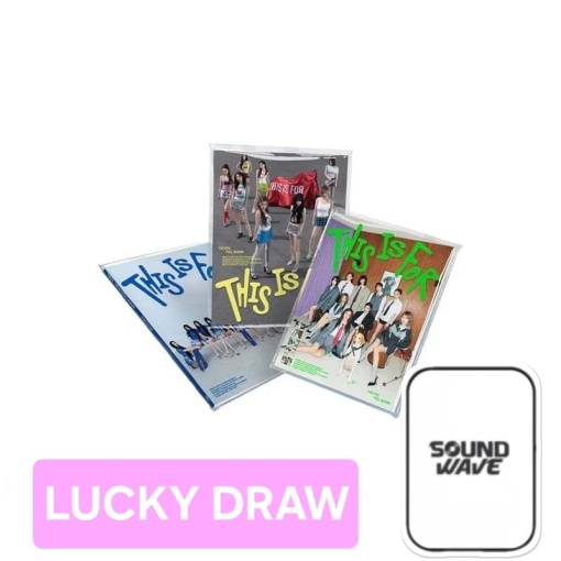 (LD) TWICE - This Is For (Sound Wave Lucky Draw Photocard) Random Cover