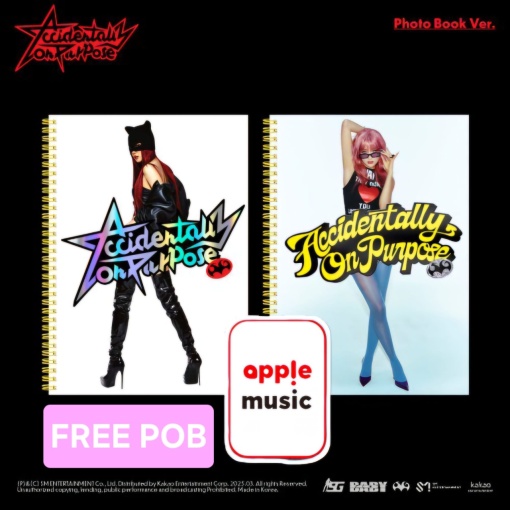(FREE POB) Seulgi - Accidentally On Purpose (Photobook Ver.) FREE Apple Music Photocard
