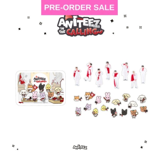 (12/01) ATEEZ - Aniteez In The Calling (Tin Case Sticker Set)