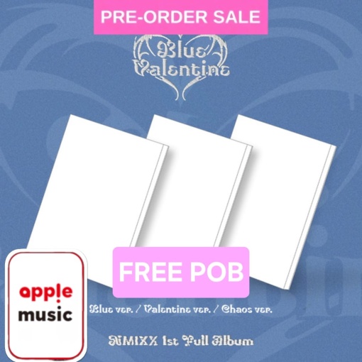 (FREE POB) (13/10) NMIXX - Blue Valentine (FREE Apple Music Photocard)