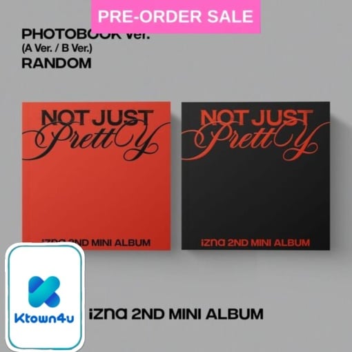 (POB) (01/10) izna - Not Just Pretty (Photobook Ver.) Ktown4u Photocard (Random Cover)