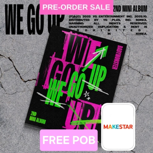 (FREE POB) (10/10) BABYMONSTER - We Go Up (UP Ver.) FREE Makestar Photocard