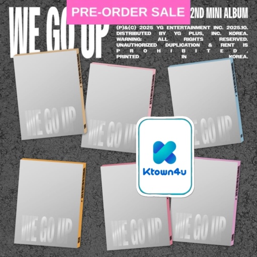 (POB) (10/10) BABYMONSTER - We Go Up (Pattern Ver.) Random Cover (Ktown4u Photocard)