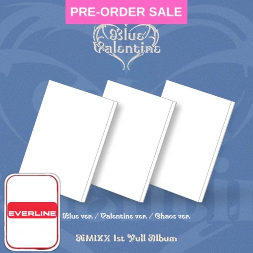 (POB) (13/10) NMIXX - Blue Valentine (Everline Photocard) Random Cover