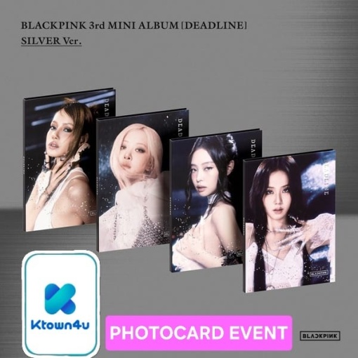 POB) BLACKPINK - Deadline (Silver Ver.) Weverse Photocard +