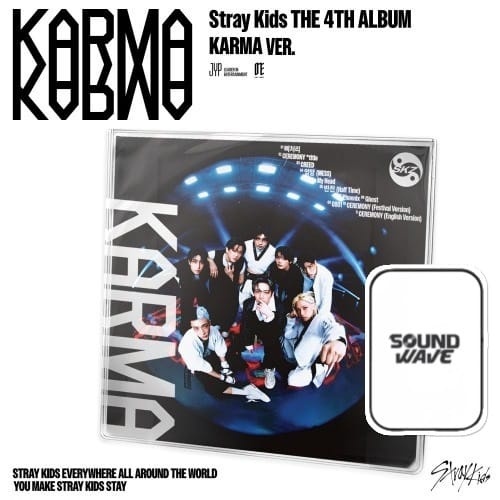 (POB) Stray Kids - Karma (Karma Ver.) Limited Edition (Sound Wave Photocard)