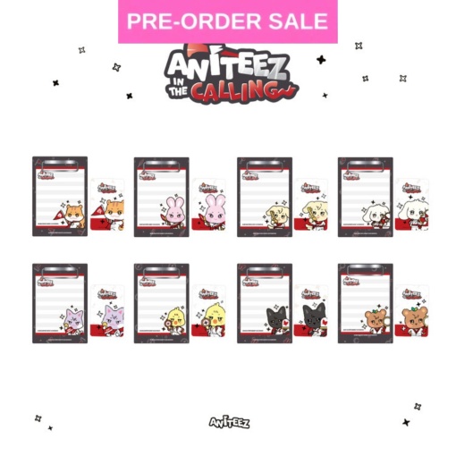 (12/01) ATEEZ - Aniteez In The Calling (Mini Clipboard & Memo Pad Set)