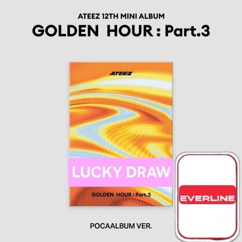 (LD) ATEEZ - Golden Hour: Part.3 (Poca Album) Everline Lucky Draw Photocard