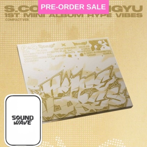 (POB) (29/09) S.COUPS X MINGYU (SEVENTEEN) - Hype Vibes (Compact Ver.) Sound Wave Photocard)