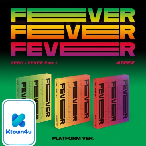 (POB) ATEEZ - Zero: Fever Part.1 (Platform Ver) Ktown4u Photocard (Random Cover)