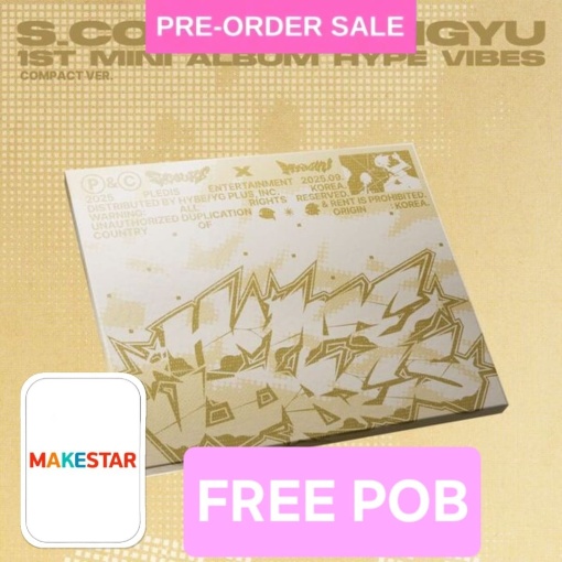 (FREE POB) (29/09) S.COUPS X MINGYU (SEVENTEEN) - Hype Vibes Hype Vibes (Compact Ver.) FREE Makestar Photocard