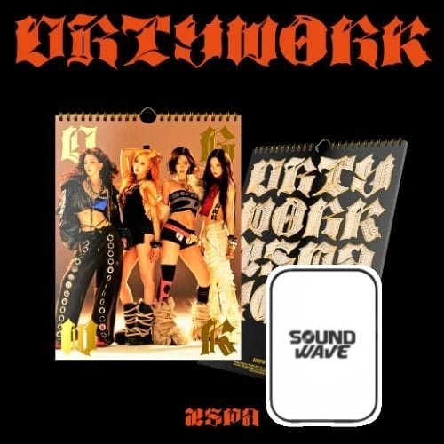 (POB) aespa - Dirty Work (Dirty Worker Ver.) Sound Wave Photocard