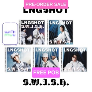 (FREE POB) (11/11) LNGSHOT - S.W.I.S.H. EP (LNGSHOT Ver.) FREE Withmuu Photocard (Random Cover)