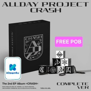 (FREE POB) ALLDAY PROJECT - Crash (Complete Ver.) 2 FREE Ktown4u Photocards