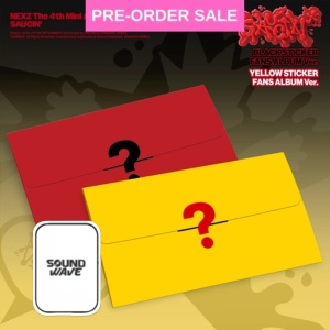 (POB) (24/08) NEXZ - Saucin’ (Sticker Fans Ver.) Sound Wave Photocard (Random Cover)
