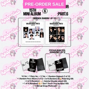 (SET) (POB) (13/11) ATEEZ - Golden Hour: Part.6 (A + DIARY + Z + 1 Digipack + Poca) KQ Photocards