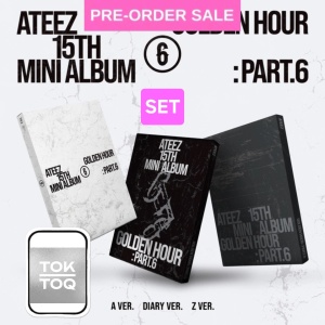 (SET) (POB) (13/11) ATEEZ - Golden Hour: Part.6 (A + DIARY + Z) KQ Photocards