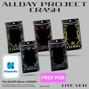(FREE POB) ALLDAY PROJECT - Crash (Lite Ver.) FREE Ktown4u Polaroid Style Photocard (Random Cover)