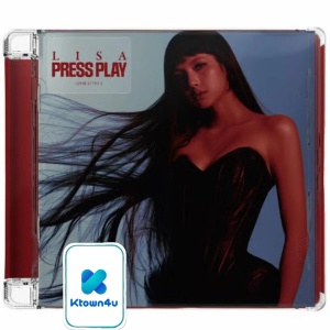 (FREE POB) Lisa (BLACKPINK) - Press Play (CD) FREE Ktown4u Photocard