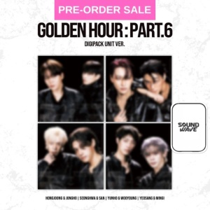 (POB) (13/11) ATEEZ - Golden Hour: Part.6 (Digipack Unit Ver.) Sound Wave Unit Photocard (Random Cover)
