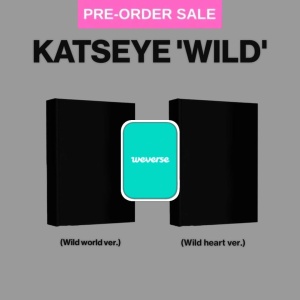 (POB) (14/08) KATSEYE - Wild (Weverse Photocard + Keyring) Random Cover