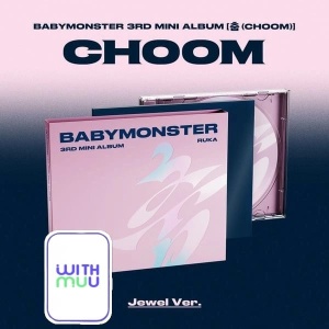 (POB) BABYMONSTER - CHOOM (Jewel Ver.) Withmuu Polaroid Photocard (Random Cover)