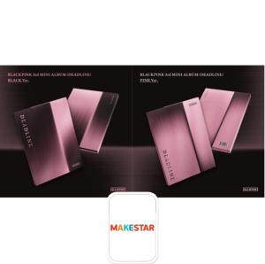(POB) BLACKPINK - Deadline (BLACKPINK Ver.) Makestar Hologram Photocard (Black Ver.)