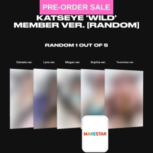 (POB) (14/08) KATSEYE - Wild (Member Ver.) Makestar Photocard (Random Cover)