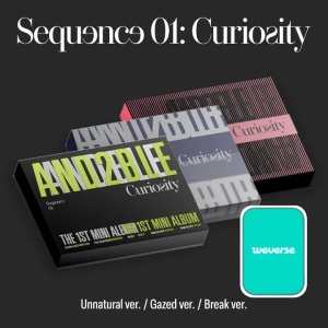 (POB) AND2BLE - Sequence 01: Curiosity (Weverse Photocard) Random Cover