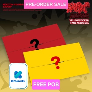 (FREE POB) (24/08) NEXZ - Saucin’ (Sticker Fans Ver.) FREE Ktown4u Photocard (Random Cover)